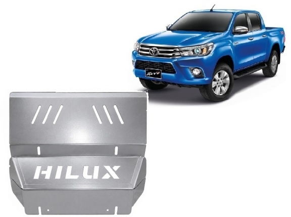 Protector de aluminio del radiador Toyota Hilux Revo