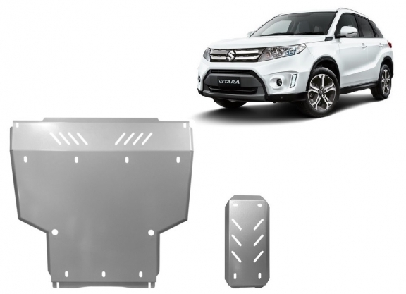Cubre carter metalico Suzuki Vitara - paquete promocional aluminio
