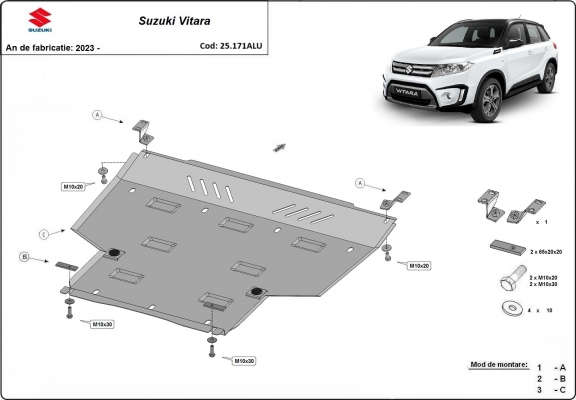 Cubre carter de aluminio Suzuki Vitara