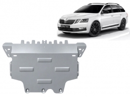 Cubre carter de aluminio Skoda Octavia 3