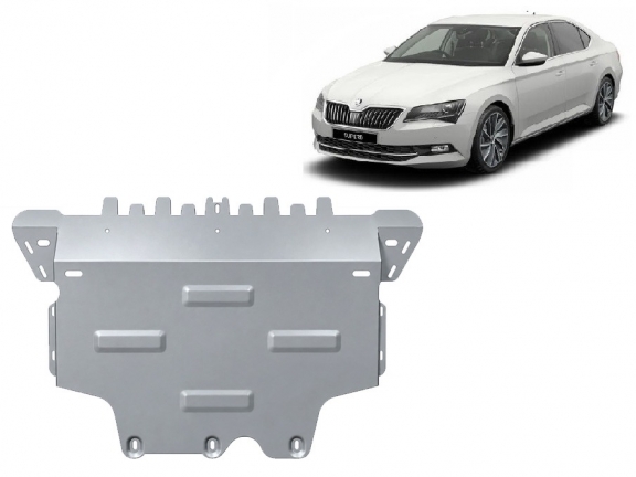 Cubre carter de aluminio Skoda Superb III