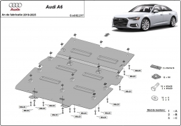 Cubre carter metalico Audi A6