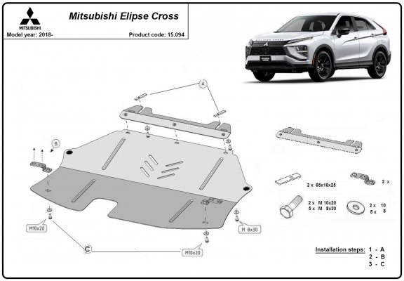 Cubre carter metalico Mitsubishi Eclipse Cross