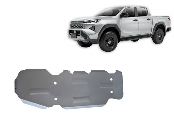 Protector de aluminio del deposito de combustible Toyota Hilux Revo