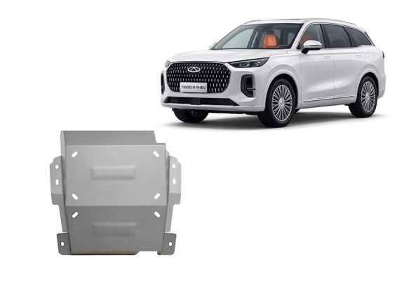 Protector de aluminio del diferencial trasero Chery Tiggo 9