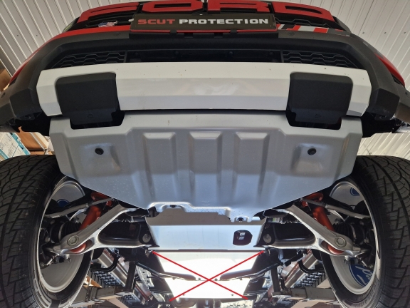 Cubre carter de aluminio Ford Ranger Raptor