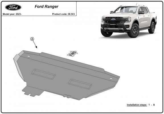 Protector del radiador Ford Ranger