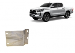 Protector de aluminio de los sensores del filtro de particulas Toyota Hilux
