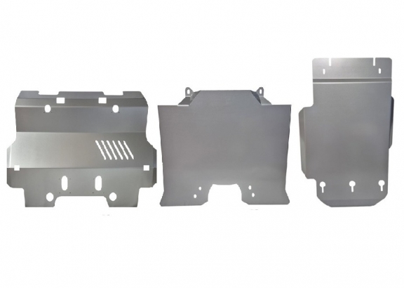 Cubre carter metalico Toyota Land Cruiser - paquete promocional aluminio