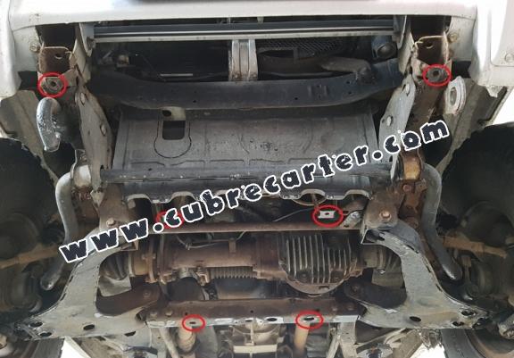 Cubre carter metalico Mitsubishi Montero 3 (V60, V70)