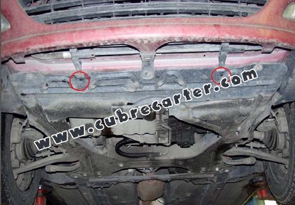 Cubre carter metalico Peugeot 406