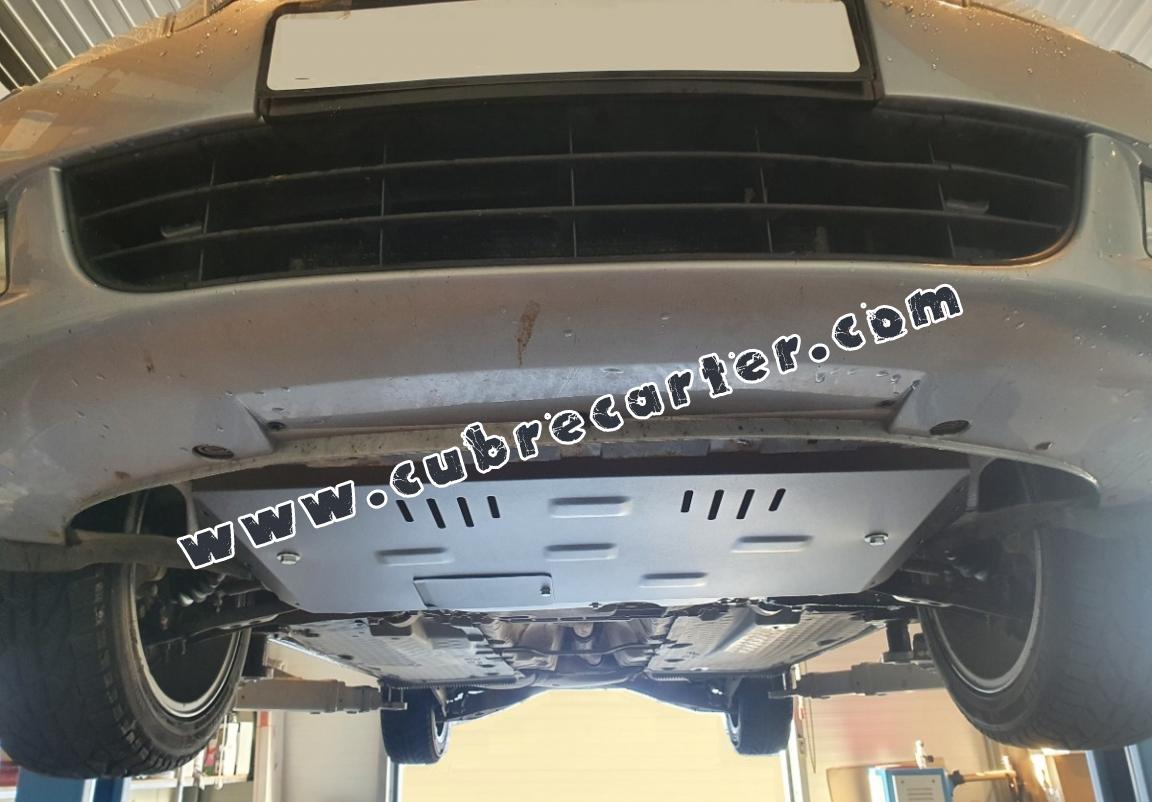 Protector Parachoques en Plastico ABS Seat Altea 4.2009-9.2015 (no Fr) Look  Fibra Carbono