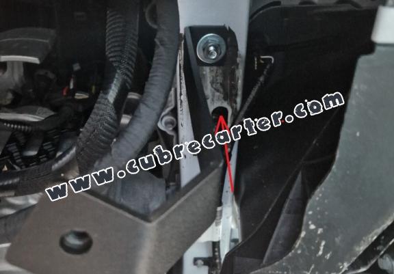 Cubre carter de acero galvanizado Ford Transit Custom