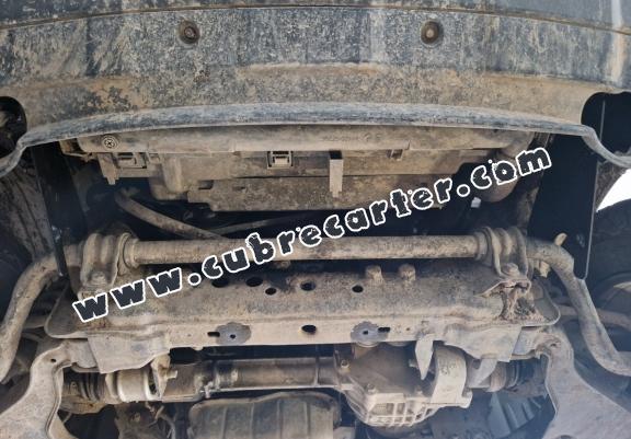 Protección de radiador de aluminio para Nissan Navara D40