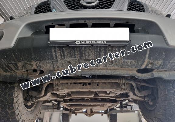 Protección de radiador de aluminio para Nissan Navara D40