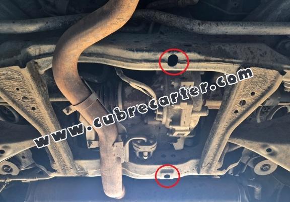 Protección del diferencial trasero Nissan X Trail