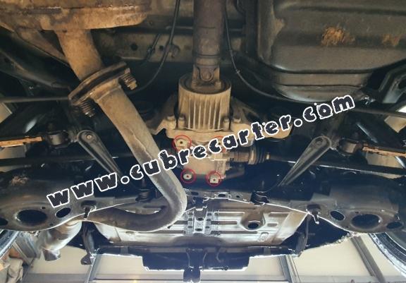 Aluminio protección del diferencial trasero Toyota Rav4