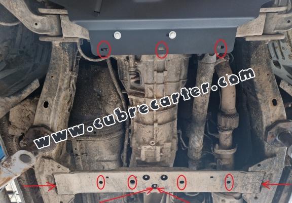 Protección de caja de cambios y diferencial Nissan Pathfinder