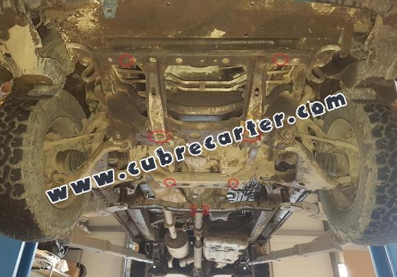 Protector de la caja de cambios y filtro de partiÂ­culas Toyota Hilux