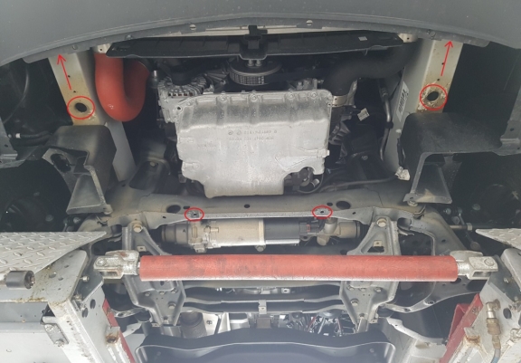 Cubre carter metalico Mercedes Sprinter - RWD