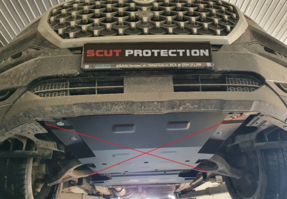 Protector de la caja de cambios SsangYong Rexton