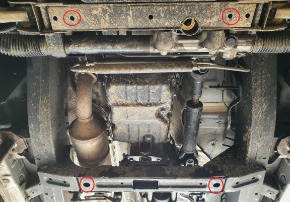 Protector de la caja de cambios Ssangyong Musso Grand