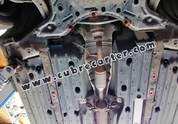 Protector de catalizador/cat lock metalico Toyota Prius