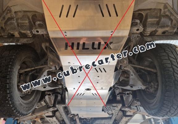 Protector de aluminio del diferencial Toyota Hilux Invincible