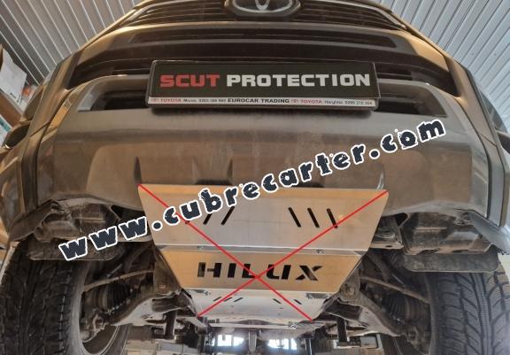 Protector de aluminio del diferencial Toyota Hilux Invincible
