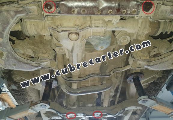 Protector de la caja de cambios y diferencial Toyota Hilux
