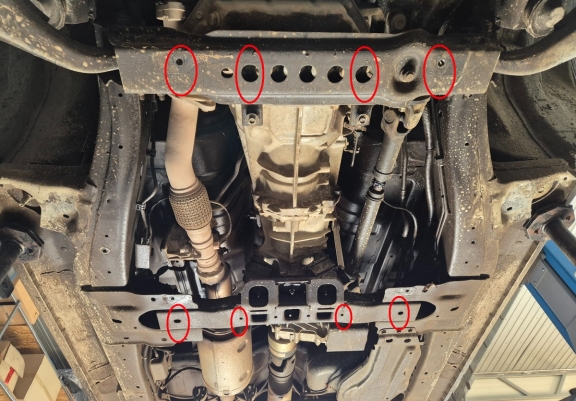 Protector de la caja de cambios Isuzu D-Max