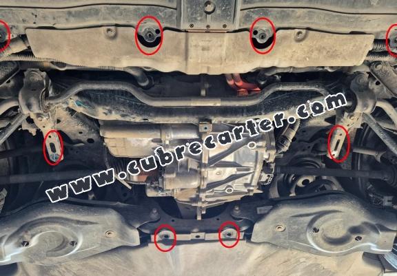 Cubre carter del motor trasero elÃ©ctrico Tesla Model 3 AWD