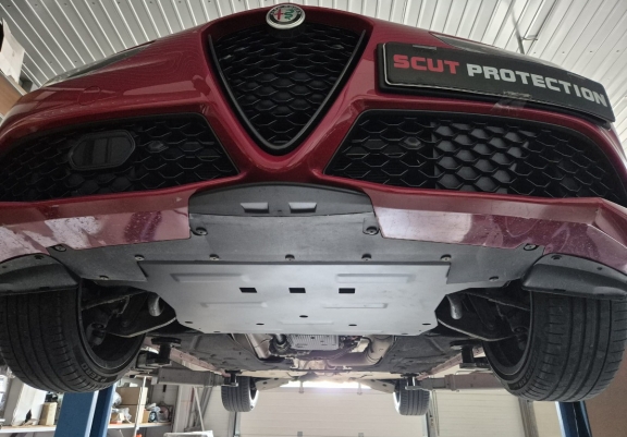 Cubre carter metalico Alfa Romeo Giulia