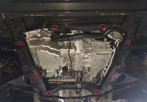 Cubre carter metalico Dacia Logan 1