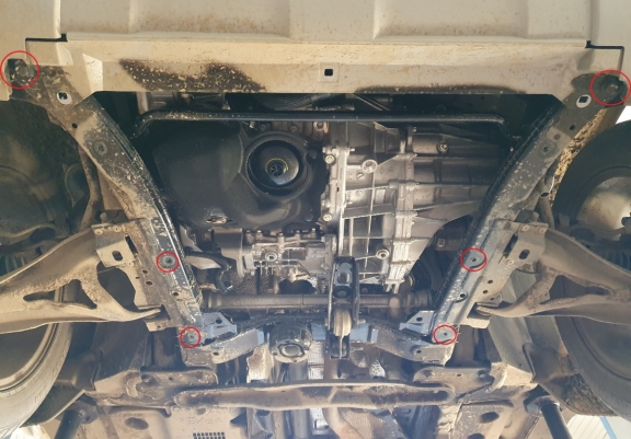 Cubre carter de aluminio Dacia Duster