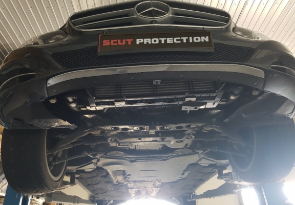 Cubre carter metalico Mercedes E-Classe W212 - 4x4