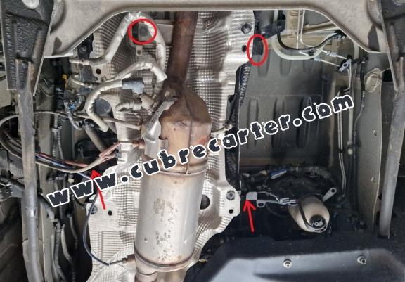 Protector del catalizador/cat lock Nissan Interstar