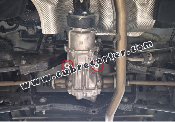 Protector de aluminio del diferencial trasero Dacia Duster - 4x4