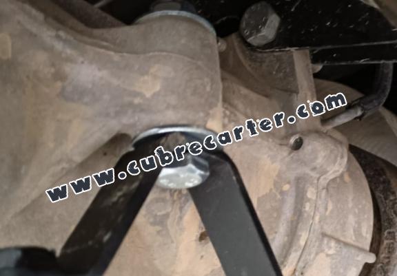 Protector de aluminio del diferencial trasero Dacia Duster - 4x4