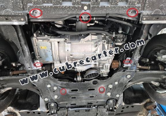 Cubre carter de aluminio Mercedes EQT