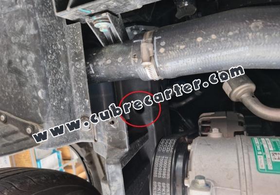 Cubre carter de aluminio BAIC Beijing X75