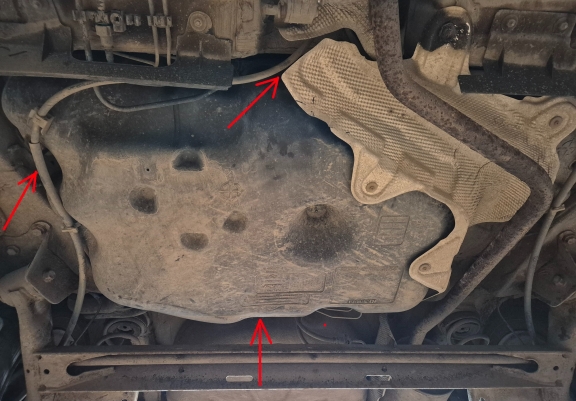 Protector del deposito de combustible Dacia Sandero