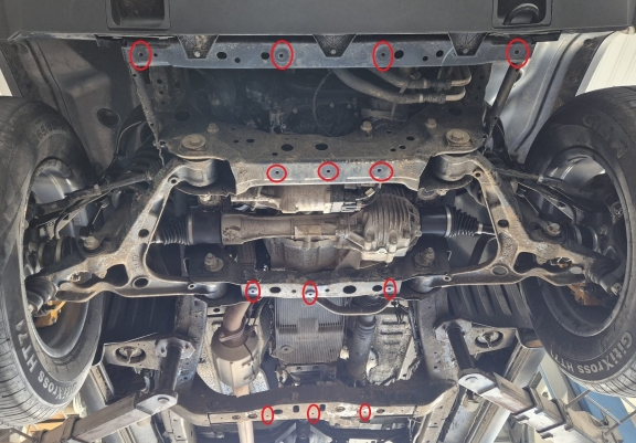 Protector de la caja de cambios Baic Beijing BJ40