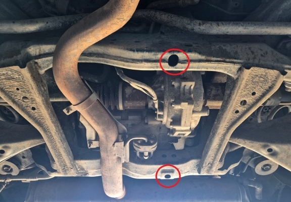 Protector de aluminio del diferencial trasero Dacia Duster - 4x4