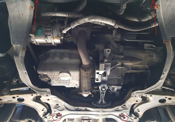 Cubre carter de aluminio Audi A3