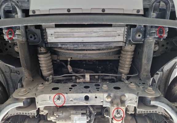 Protector de aluminio del radiador Volkswagen Amarok