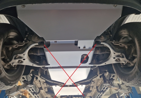 Protector de aluminio del radiador Volkswagen Amarok