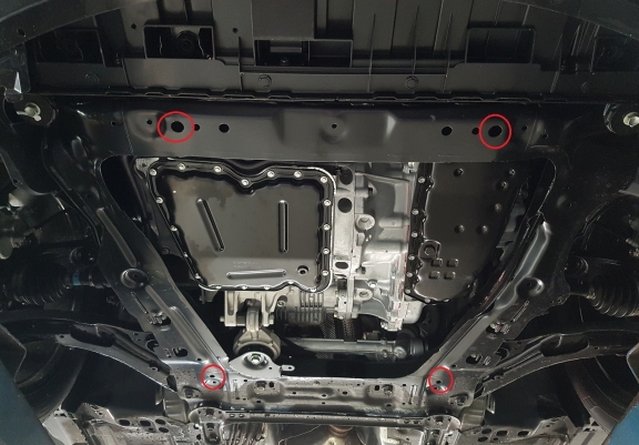 Cubre carter de aluminio Renault Koleos