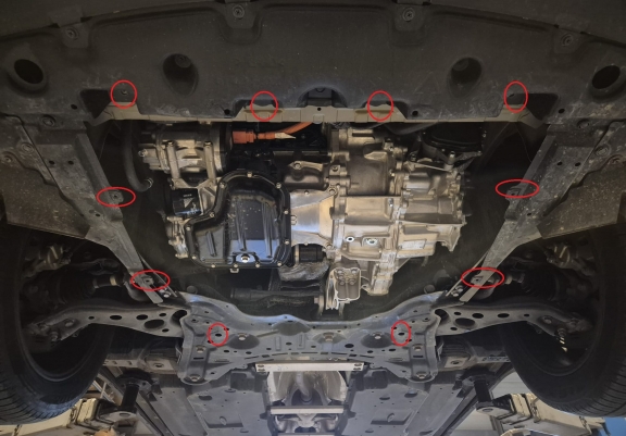 Cubre carter metalico Toyota C-HR