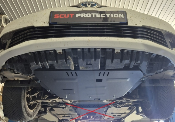 Cubre carter metalico Toyota Corolla